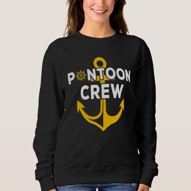 Sudadera Capitán de bote de la tripulación de Pontoon (Anverso)