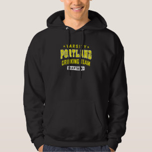 Sudadera Capitán de equipo de bebida de Portland Cerveza T