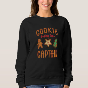 Sudadera Capitán de equipo de galletas horneadas Cookie
