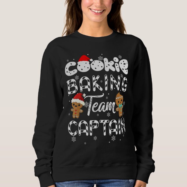Sudadera Capitán de equipo de horneado de galletas Jengibre (Anverso)