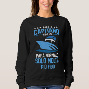 Sudadera Capitán de hombres Papa Dad Bote Sea