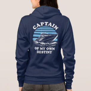 Sudadera Capitán De Mi Destino   Cita de barco