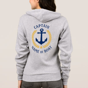 Sudadera Capitán de orquesta o nombre de barco Laurel de o