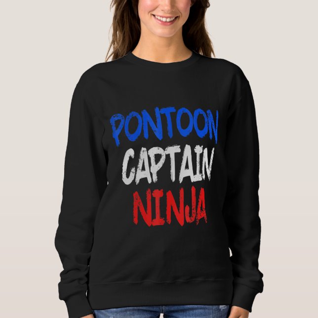 Sudadera Capitán de pontón Vela Navegador 5 (Anverso)