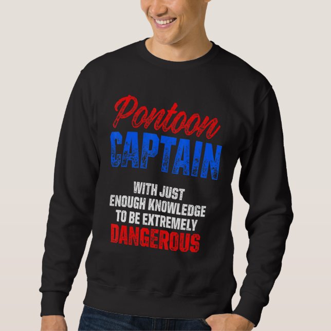 Sudadera Capitán de pontón vela Sailboat 1 (Anverso)