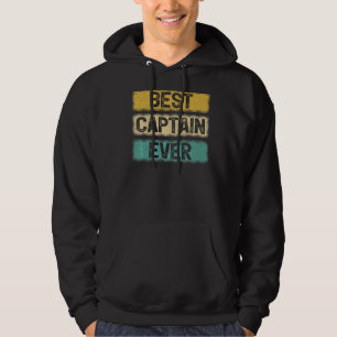 Sudadera Capitán de Pontón Vinatge Retro Mejor Capitán