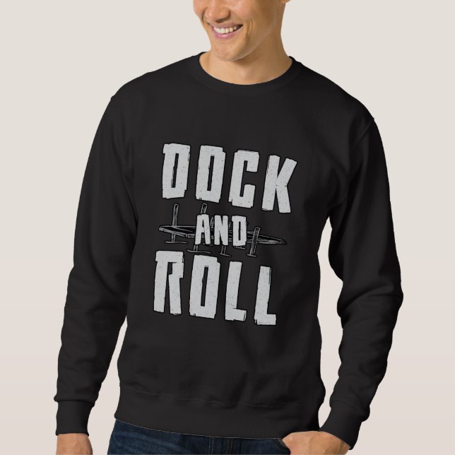 Sudadera Capitán De Vela De Vela De Dock Y Rollito (Anverso)