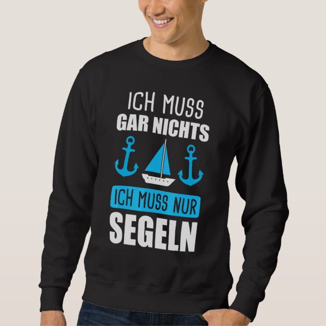 Sudadera Capitán de velero (Anverso)