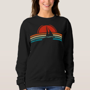 Sudadera Capitán de velero gráfico Retro Sa