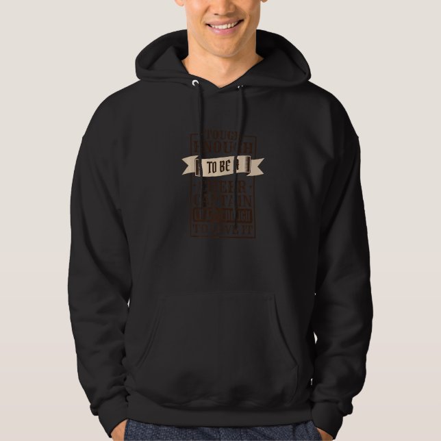 Sudadera Capitán de vítores para animadores y caricaturista (Anverso)