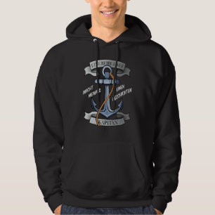 Sudadera Capitán del Ancla Mens Moin barco Mar del Norte Ba