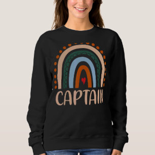 Sudadera Capitán del arcoiris de Rainbow Boho Capitán del A
