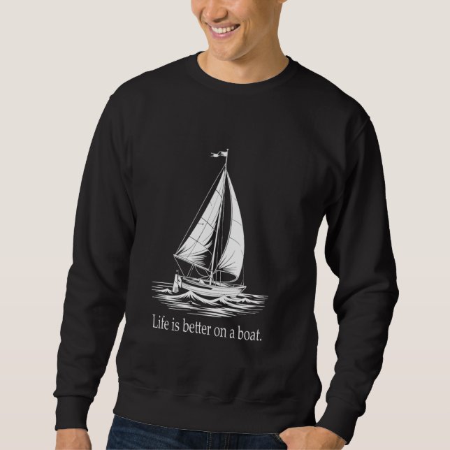 Sudadera Capitán del barco de vela Anchor (Anverso)