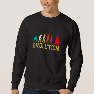 Sudadera Capitán del barco de vela gráfico de evolución nav
