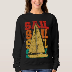 Sudadera Capitán del barco de vela Vintage Sai