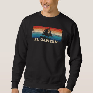 Sudadera Capitán del barco El Capitan Navegación en Barco R