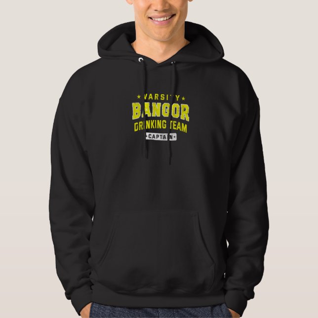 Sudadera Capitán del equipo de bebida Bangor Cerveza  Tomad (Anverso)