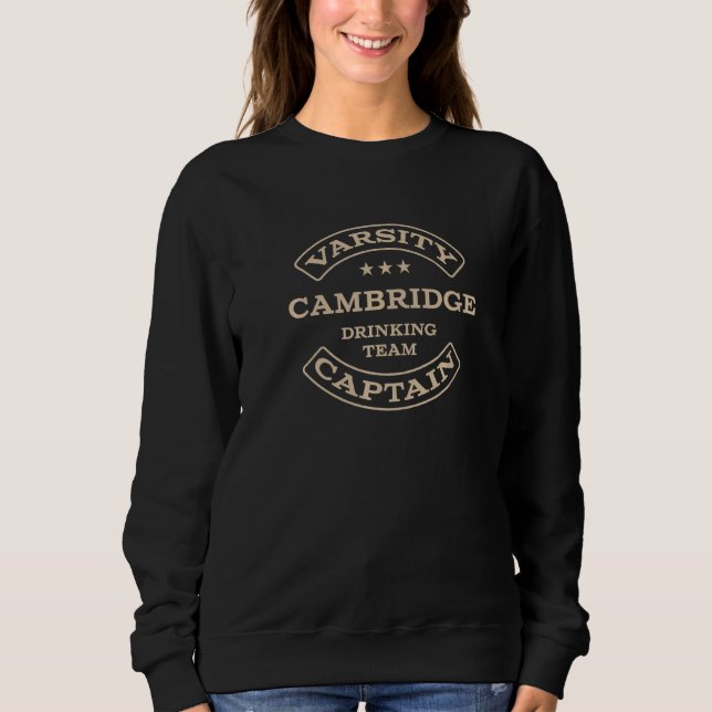 Sudadera Capitán del equipo de bebidas de Cambridge (Anverso)