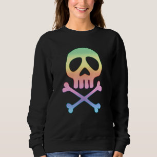 Sudadera Capitán del Pirata Skull Space Crossbone Halloween