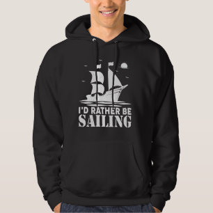 Sudadera Capitán Del Sailor Del Barco De Navegación Preferi