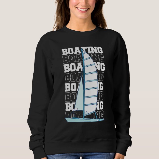Sudadera Capitán del velero en barco de vela 1 (Anverso)