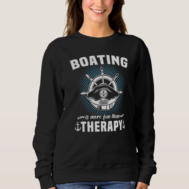 Sudadera Capitán Embarcación deportiva de vela Embarcación  (Anverso)