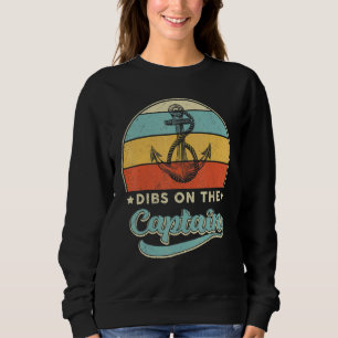Sudadera Capitán Esposa se burla del Capitán Retro Vintage