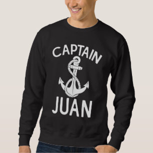 Sudadera Capitán Juan Barco Embarcación Embarque Yate Ancla
