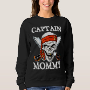 Sudadera Capitán Mami Halloween Skull Piratas Hombres Mujer