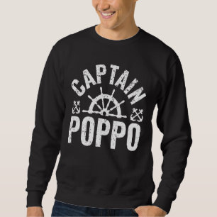 Sudadera Capitán masculino Poppo Propietario del barco Lake