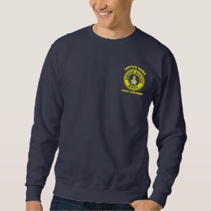 Sudadera capitán náutico de la marina azul Anchor navegando