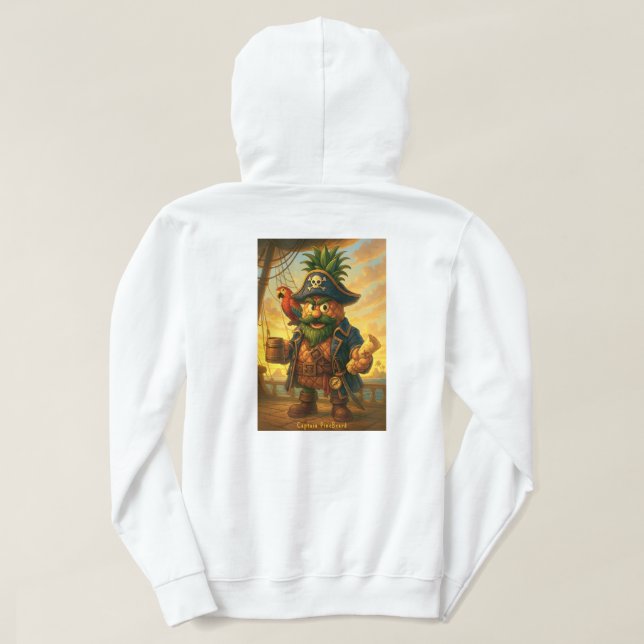 Sudadera Capitán PineBeard-Pineapple Empire (Reverso del diseño)