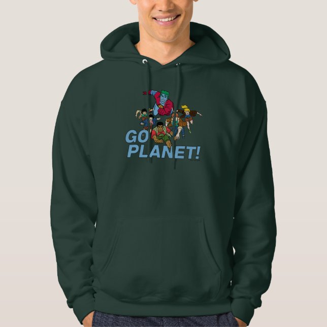 Sudadera Capitán Planeta y los planetarios - ¡Vamos Planeta (Anverso)