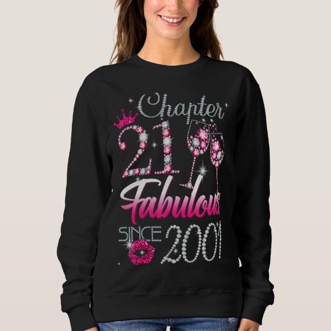 Sudadera Capítulo 21 Fabuloso para las mujeres desde 2001 (Anverso)