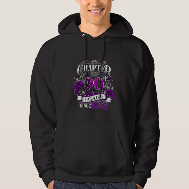 Sudadera Capítulo 29 Fabuloso para las mujeres desde 1996 2 (Anverso)