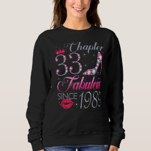 Sudadera Capítulo 33 Fabuloso Desde 1989 33er cumpleaños