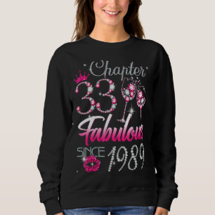 Sudadera Capítulo 33 Fabuloso para las mujeres desde 1989 3