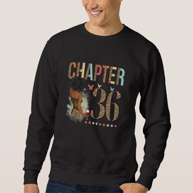 Sudadera Capítulo 36 años 36 Leopard Afro Bl (Anverso)