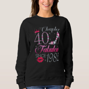 Sudadera Capítulo 40 Fabuloso Desde 1982 40º cumpleaños