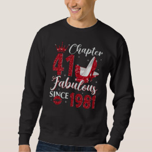 Sudadera Capítulo 41 Fabuloso Desde 1981 41º Cumpleaños Par