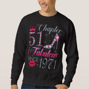 Sudadera Capítulo 51 Fabuloso Desde 1971 51º Cumpleaños Par