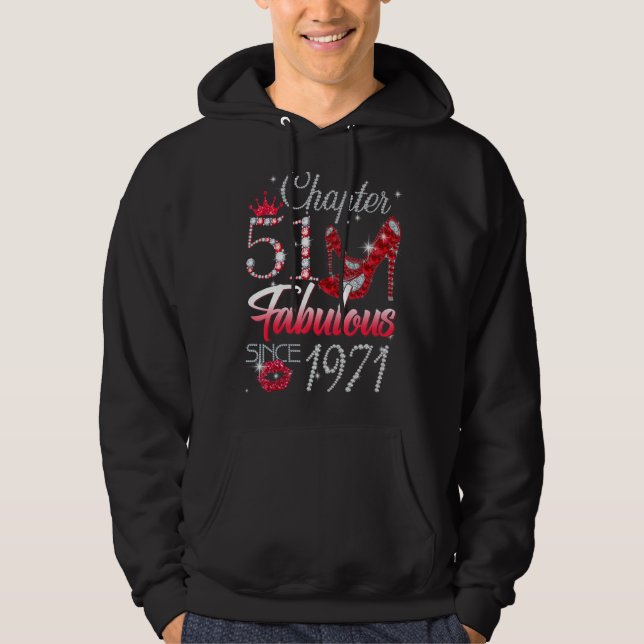 Sudadera Capítulo 51 Fabuloso para las mujeres desde 1971 (Anverso)
