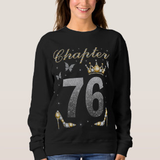 Sudadera Capítulo 76 Años de edad 76 Aniversario Mujer Rein