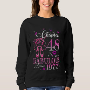 Sudadera Capítulo de Mujeres 48 Fabuloso Est 1977 48 cumple