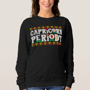Sudadera Capricorn Periodt Horoscope Astrología Símbolo Zod
