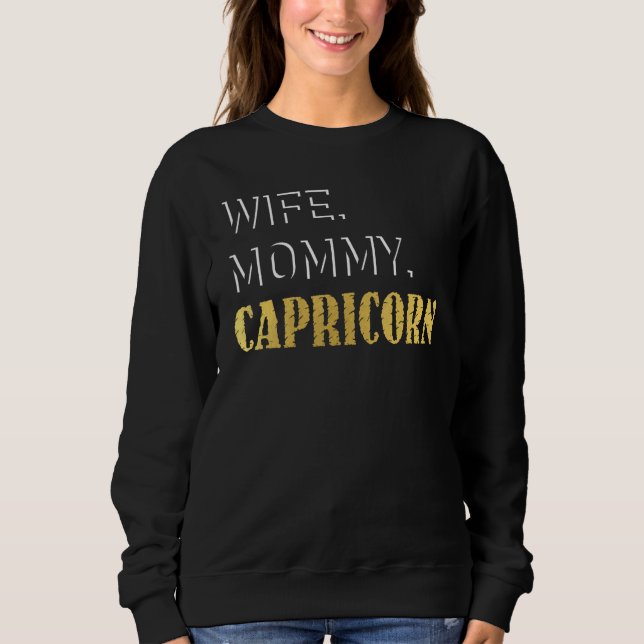 Sudadera Capricorn Zodiac Sign_7 (Anverso)