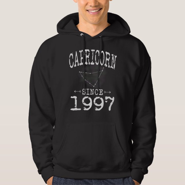 Sudadera Capricornio desde el nacimiento de Capricorn Const (Anverso)