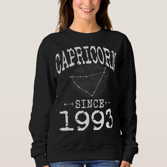 Sudadera Capricornio desde el nacimiento de Capricorn Const (Anverso)