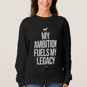 Sudadera Capricornio Zodiac Mi ambición aviva mi legado