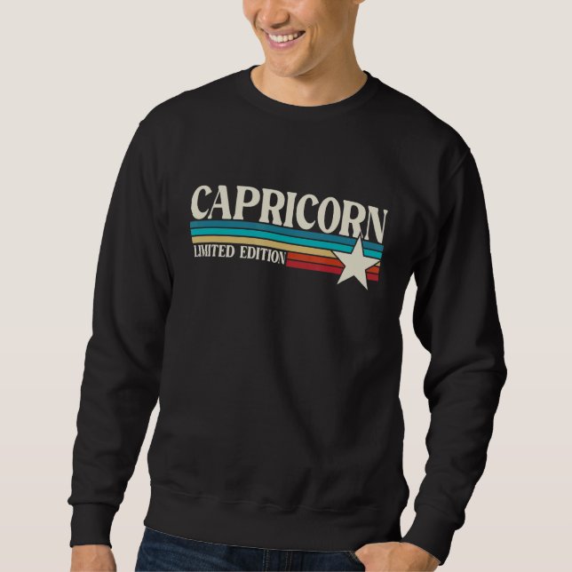 Sudadera Capricornio Zodiac Rótulo 1 (Anverso)